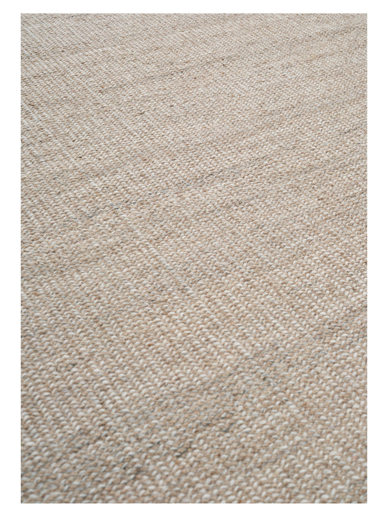 Ash Melange Earth hand-woven rug – close-up of the texture | Linie Design at Bois Blanc Home, Limassol, Cyprus
