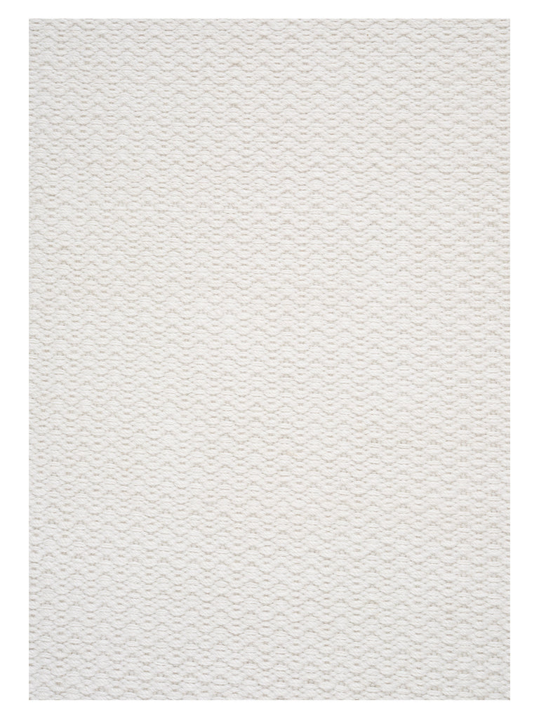 Helix Haven White hand-woven rug – close-up of the texture | Linie Design at Bois Blanc Home, Limassol, Cyprus