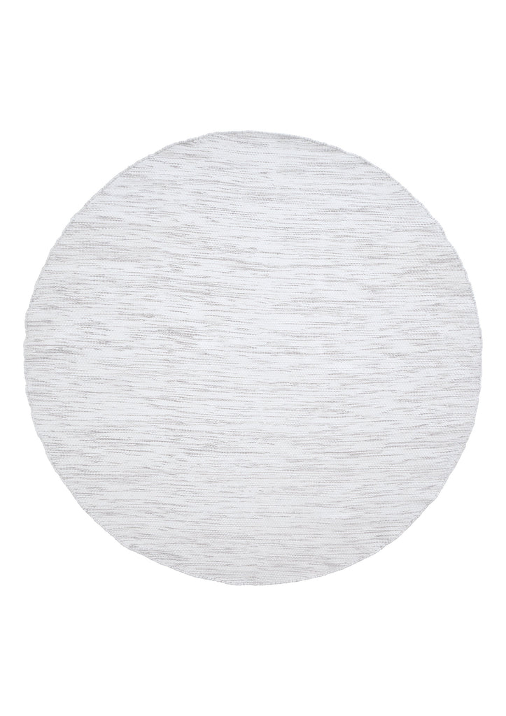 Adonic Mist Offwhite hand-woven rug – round shape | Linie Design at Bois Blanc Home, Limassol, Cyprus