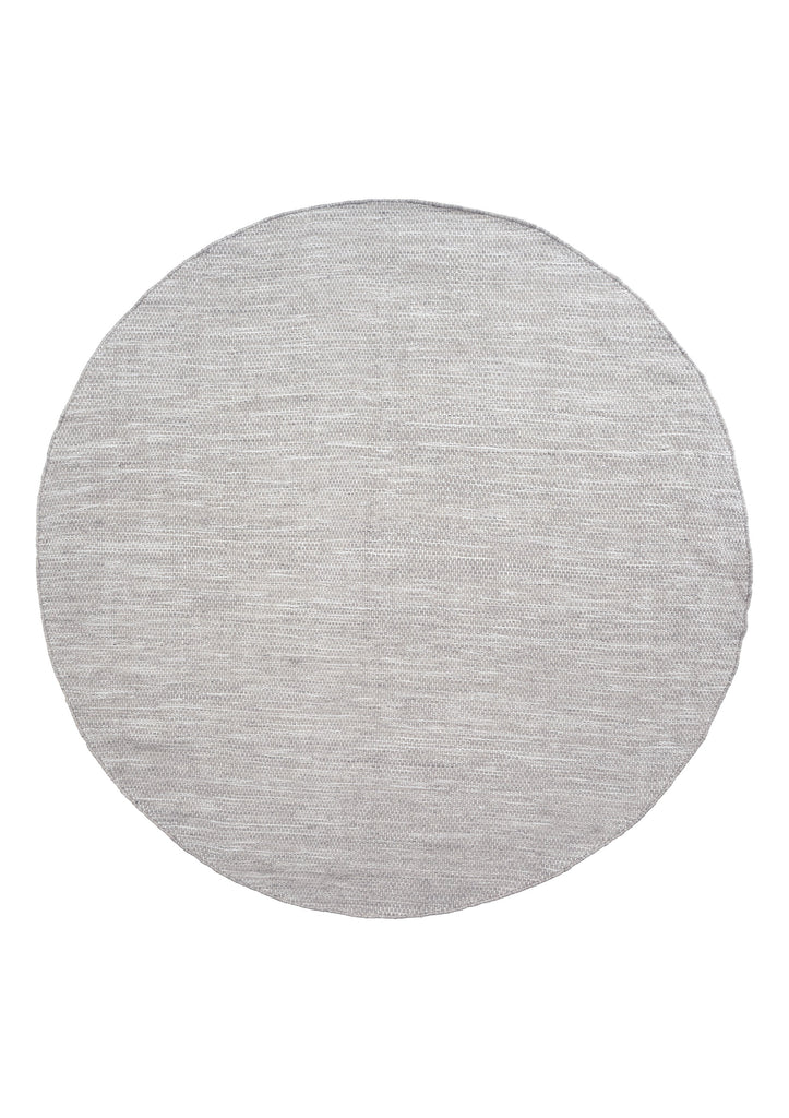 Adonic Mist Steel hand-woven rug – round shape | Linie Design at Bois Blanc Home, Limassol, Cyprus