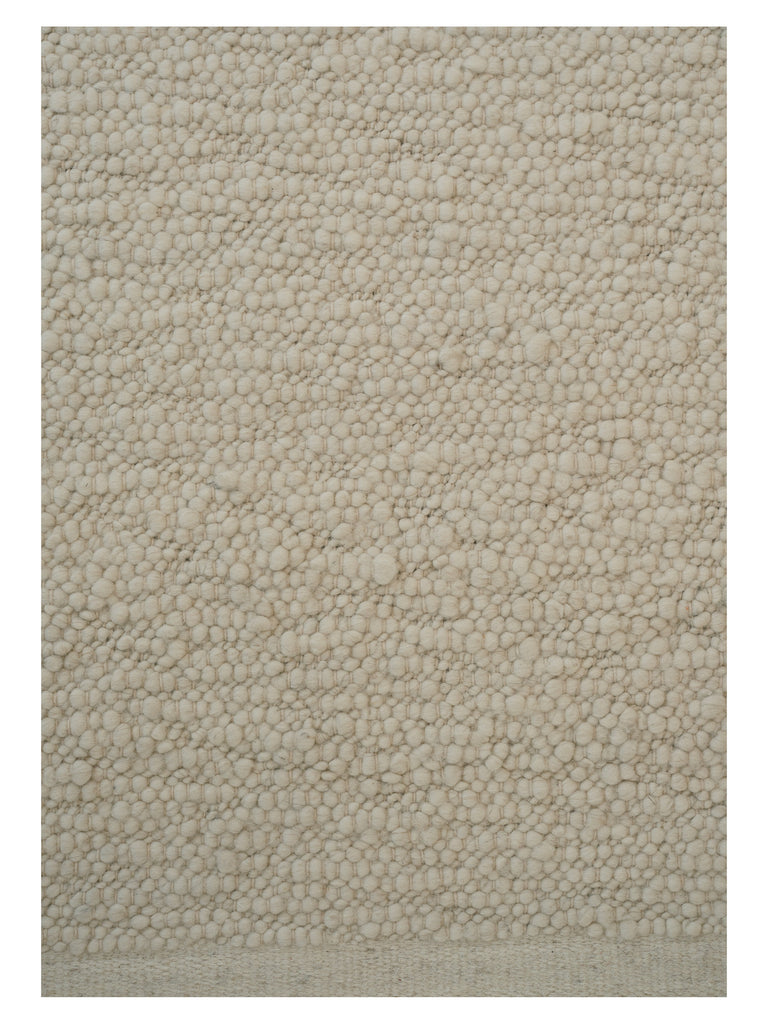 Pebbled Poem White hand-woven rug – detail 2 | Linie Design at Bois Blanc Home, Limassol, Cyprus