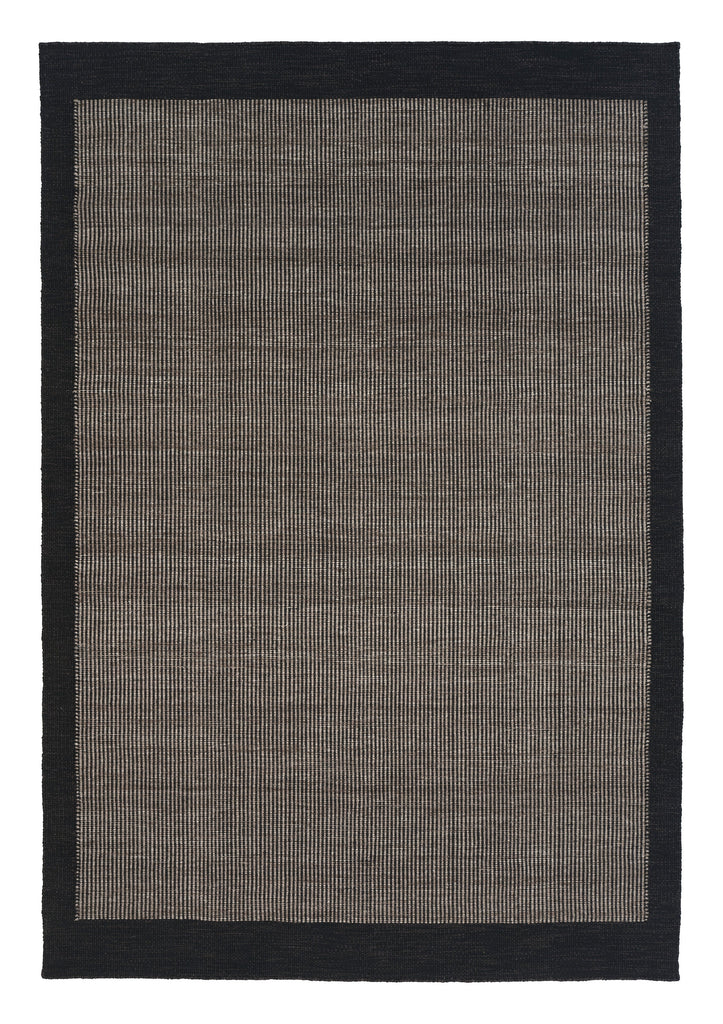 Arbrello Black hand-woven rug – product photo | Linie Design at Bois Blanc Home, Limassol, Cyprus