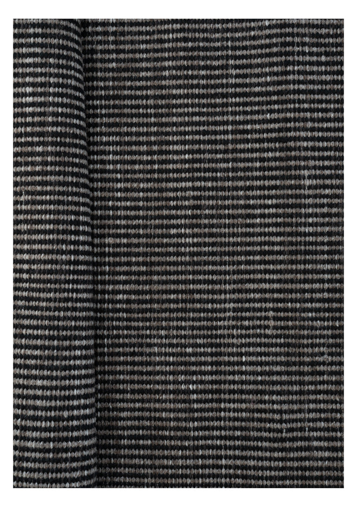 Arbrello Black hand-woven rug – close-up of the texture | Linie Design at Bois Blanc Home, Limassol, Cyprus
