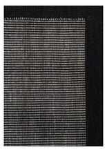Load image into Gallery viewer, Arbrello Black hand-woven rug – close-up of the texture | Linie Design at Bois Blanc Home, Limassol, Cyprus