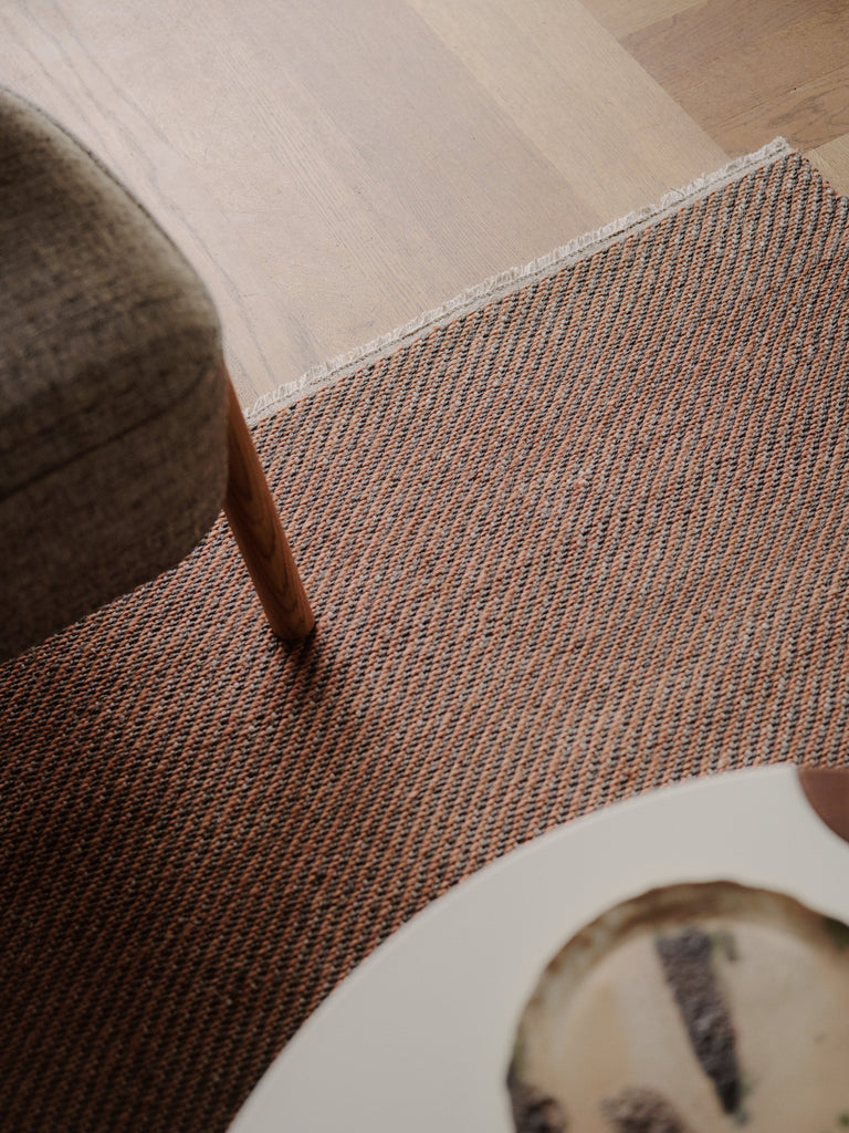 Roccella Rust hand-woven rug – detail 3 | Linie Design at Bois Blanc Home, Limassol, Cyprus