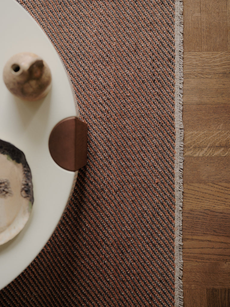 Roccella Rust hand-woven rug – detail 4 | Linie Design at Bois Blanc Home, Limassol, Cyprus