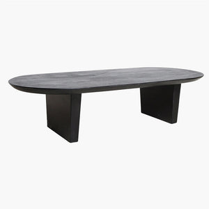 Bullnose coffee table black