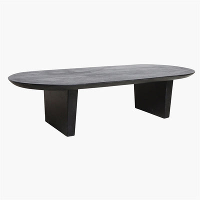 Bullnose coffee table black