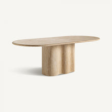 Load image into Gallery viewer, Travertine Dining Table
