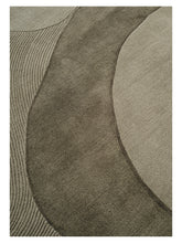 Carica l'immagine nel visualizzatore di Gallery, Optical Web Forest hand-knotted rug – close-up of the texture | Linie Design at Bois Blanc Home, Limassol, Cyprus