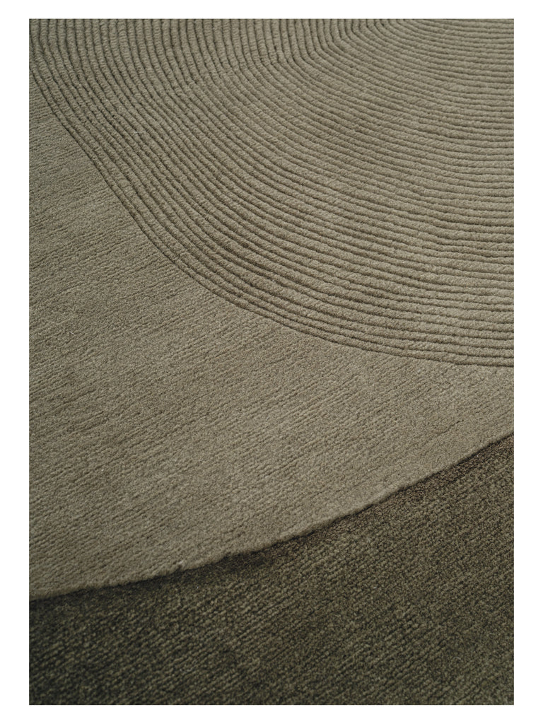 Optical Web Forest hand-knotted rug – close-up of the texture | Linie Design at Bois Blanc Home, Limassol, Cyprus