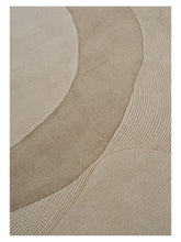 Carica l'immagine nel visualizzatore di Gallery, Optical Web Camel hand-knotted rug – close-up of the texture | Linie Design at Bois Blanc Home, Limassol, Cyprus