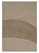 Carica l'immagine nel visualizzatore di Gallery, Optical Web Camel hand-knotted rug – close-up of the texture | Linie Design at Bois Blanc Home, Limassol, Cyprus