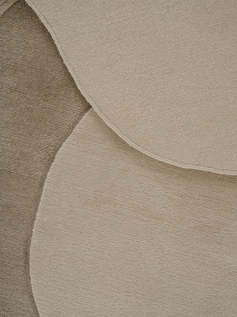 Optical Web Camel hand-knotted rug – detail 10 | Linie Design at Bois Blanc Home, Limassol, Cyprus