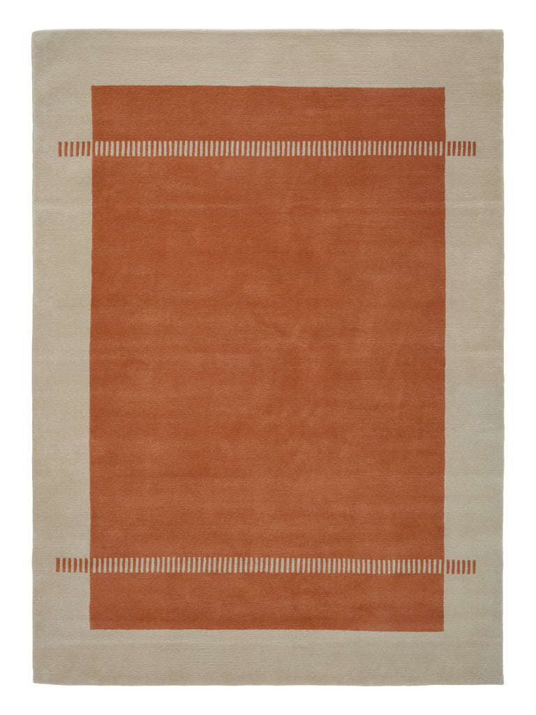 Kimex Orange hand-knotted rug – product photo | Linie Design at Bois Blanc Home, Limassol, Cyprus