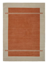 Carica l'immagine nel visualizzatore di Gallery, Kimex Orange hand-knotted rug – product photo | Linie Design at Bois Blanc Home, Limassol, Cyprus