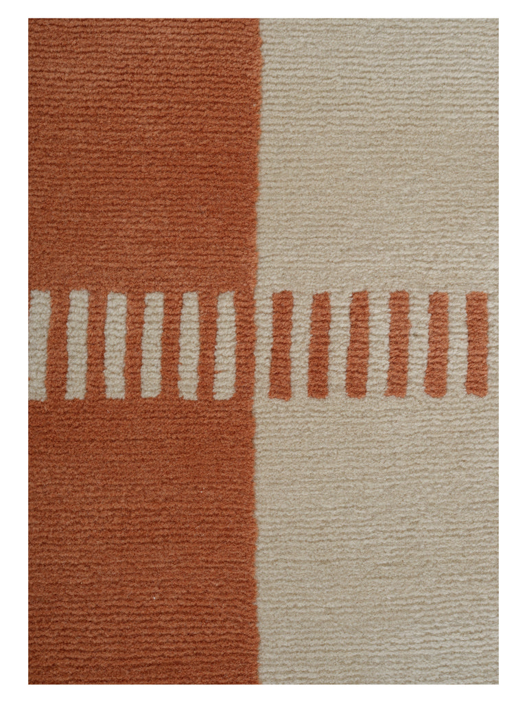 Kimex Orange hand-knotted rug – detail 3 | Linie Design at Bois Blanc Home, Limassol, Cyprus