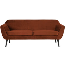 Load image into Gallery viewer, ROCCO SOFA187 CM VELVET RUST BROWN
