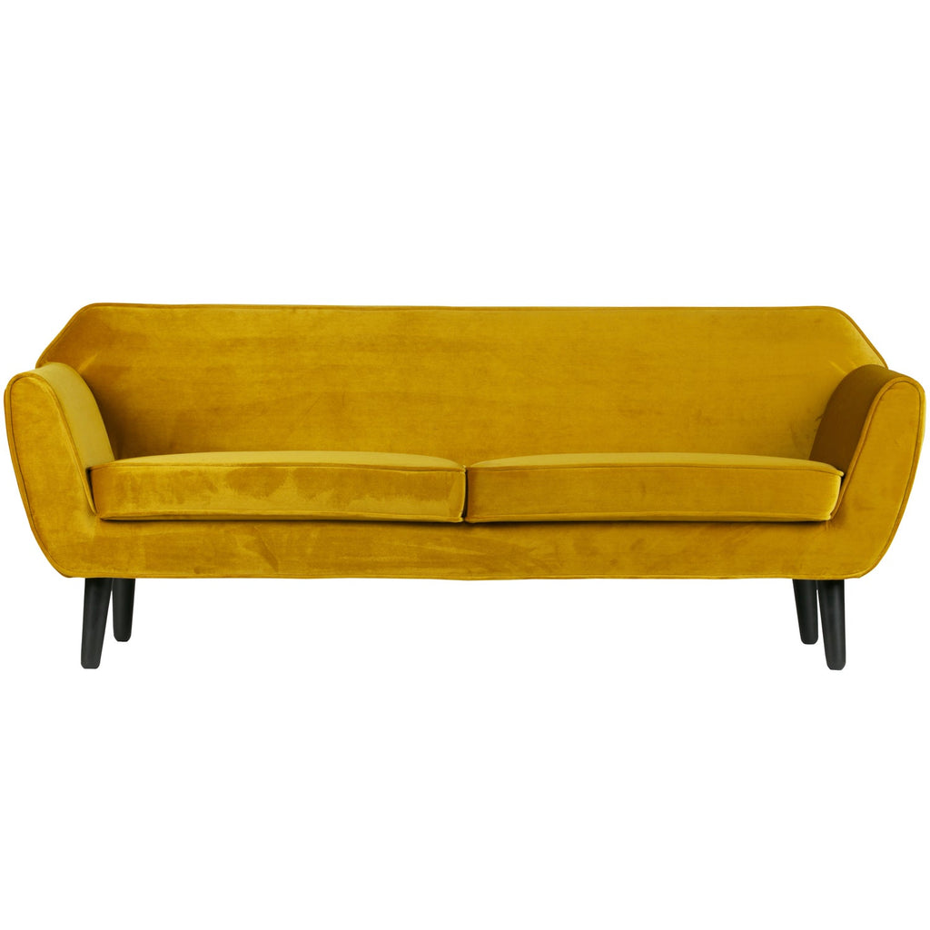 ROCCO SOFA 187 CM VELVET OCHRE YELLOW