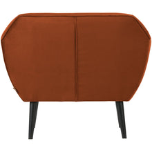 Laden Sie das Bild in den Galerie-Viewer, ROCCO ARMCHAIR VELVET RUST BROWN