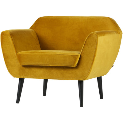 ROCCO ARMCHAIR VELVET OCHRE YELLOW