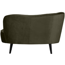 Laden Sie das Bild in den Galerie-Viewer, SARA LOUNGE ARMCHAIR LEFT VELVET WARM GREEN