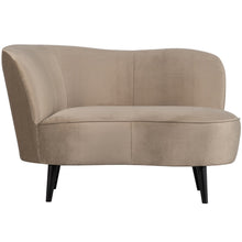Laden Sie das Bild in den Galerie-Viewer, SARA LOUNGE ARMCHAIR LEFT VELVET KHAKI