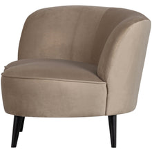 Laden Sie das Bild in den Galerie-Viewer, SARA LOUNGE ARMCHAIR LEFT VELVET KHAKI