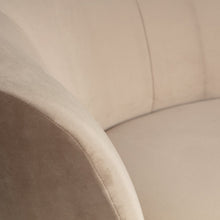 Laden Sie das Bild in den Galerie-Viewer, SARA LOUNGE ARMCHAIR LEFT VELVET KHAKI
