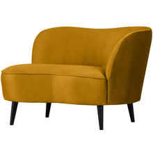 Laden Sie das Bild in den Galerie-Viewer, SARA LOUNGE ARMCHAIR RIGHT VELVET OCHRE