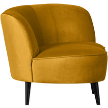 Laden Sie das Bild in den Galerie-Viewer, SARA LOUNGE ARMCHAIR RIGHT VELVET OCHRE
