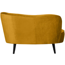 Laden Sie das Bild in den Galerie-Viewer, SARA LOUNGE ARMCHAIR RIGHT VELVET OCHRE