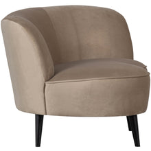 Laden Sie das Bild in den Galerie-Viewer, SARA LOUNGE ARMCHAIR RIGHT VELVET KHAKI