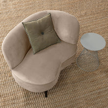 Laden Sie das Bild in den Galerie-Viewer, SARA LOUNGE ARMCHAIR RIGHT VELVET KHAKI