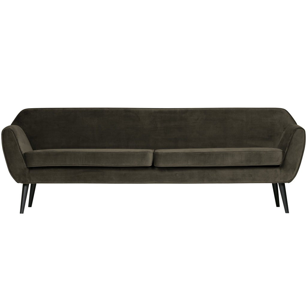 ROCCO XL SOFA 230 CM VELVET WARM GREEN