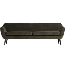 Load image into Gallery viewer, ROCCO XL SOFA 230 CM VELVET WARM GREEN