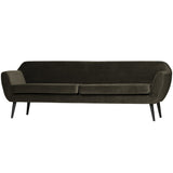 ROCCO XL SOFA 230 CM VELVET WARM GREEN