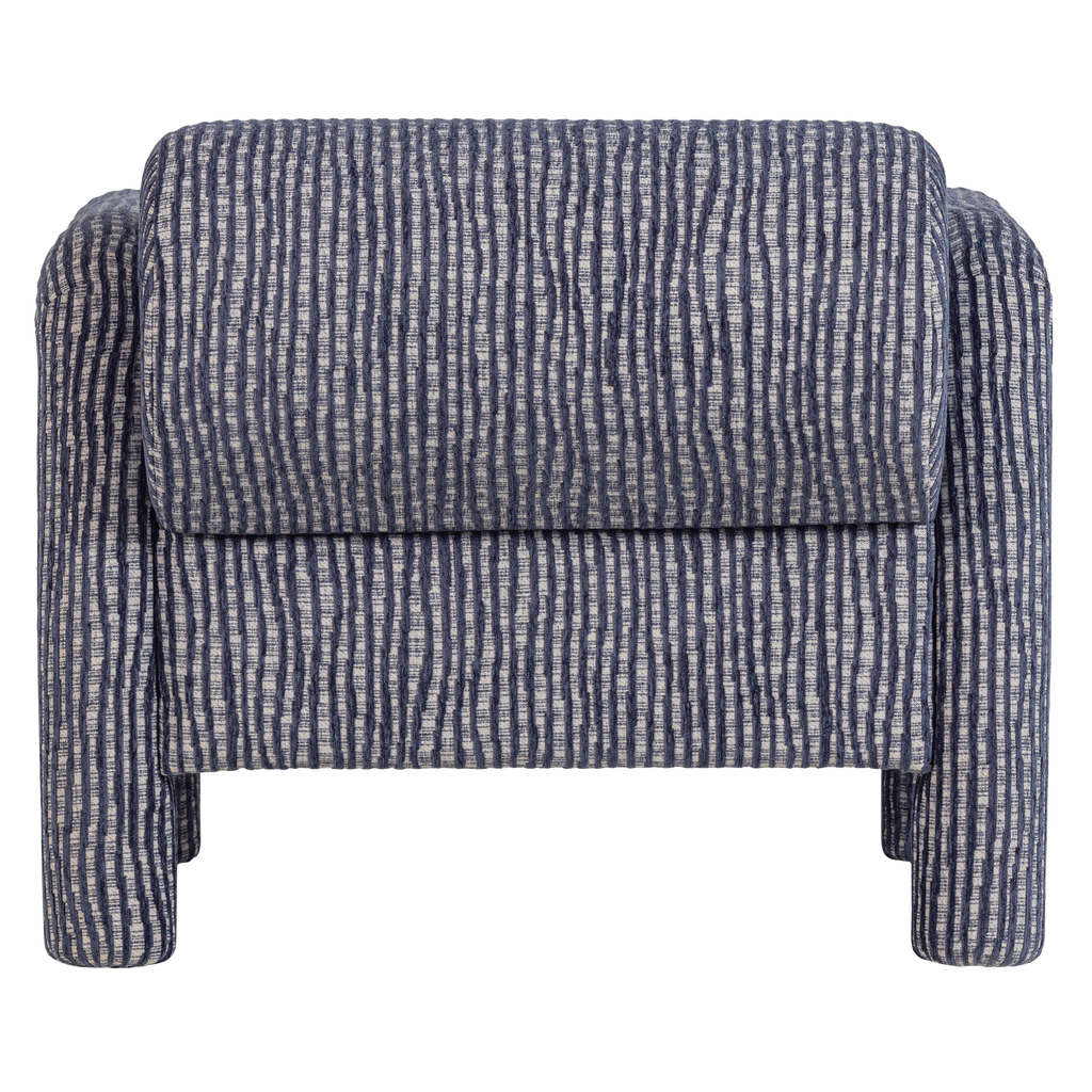 LENNY ARMCHAIR WITH DESSIN GREY/BLUE
