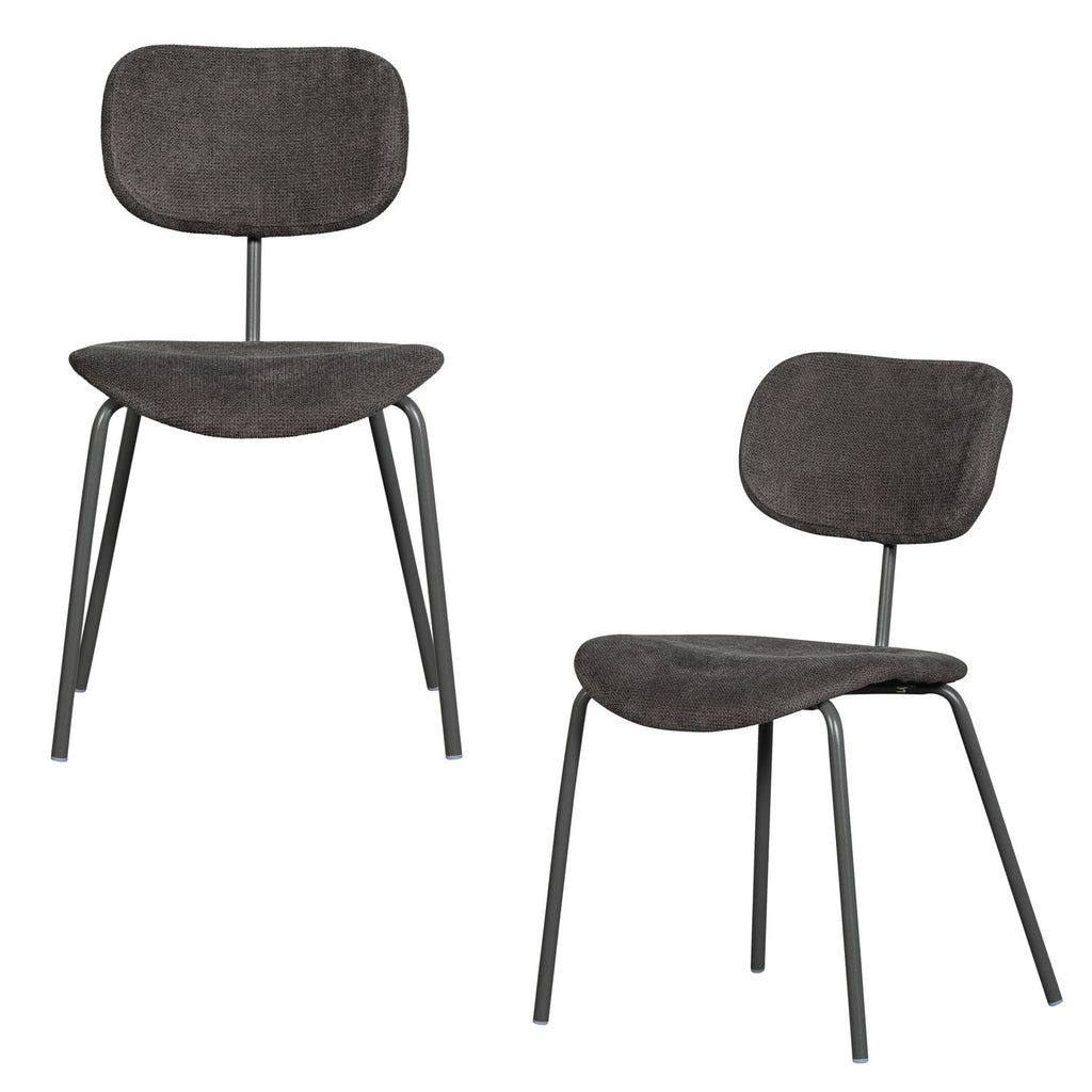 LINK DINING CHAIR BROWN/GREY
