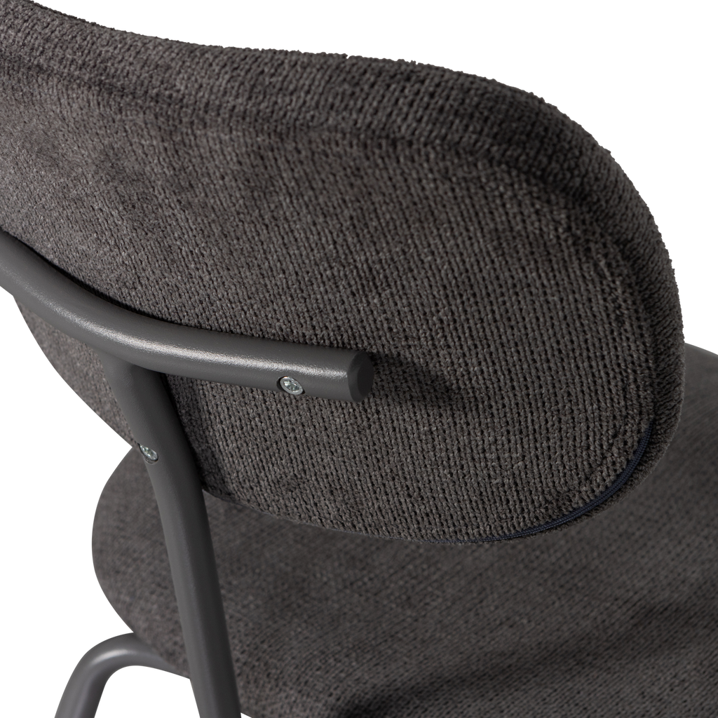 LINK DINING CHAIR BROWN/GREY