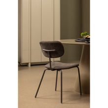 Cargar imagen en el visor de la galería, LINK DINING CHAIR BROWN/GREY