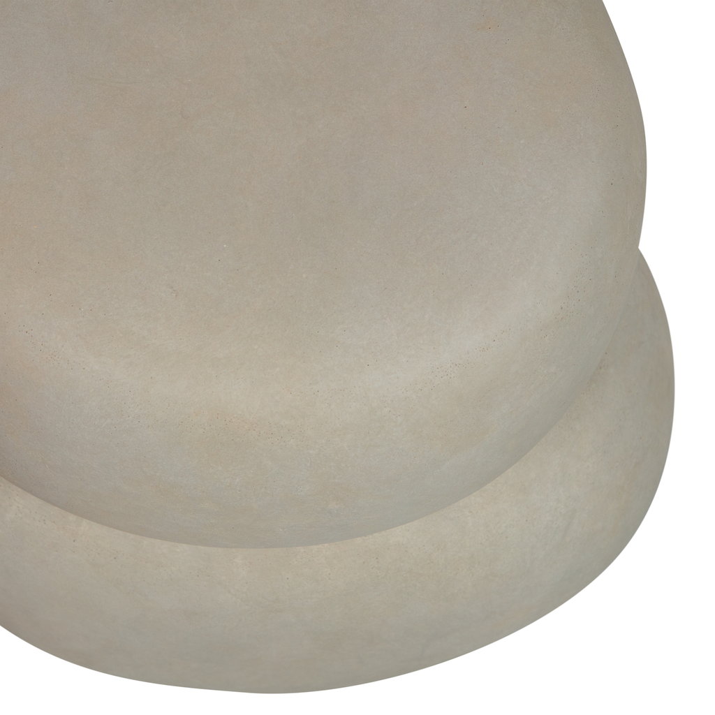 ODA SIDE TABLE CONCRETE LOOK GREEN/GREY