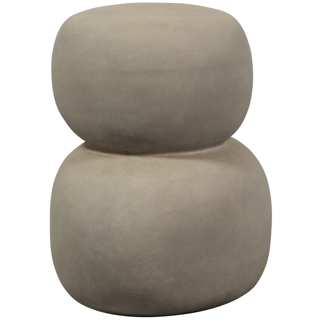 ODA SIDE TABLE CONCRETE LOOK GREEN/GREY