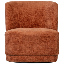 Load image into Gallery viewer, ATTY SWIVEL ARMCHAIR VELVET ORANGE