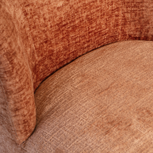 Load image into Gallery viewer, ATTY SWIVEL ARMCHAIR VELVET ORANGE