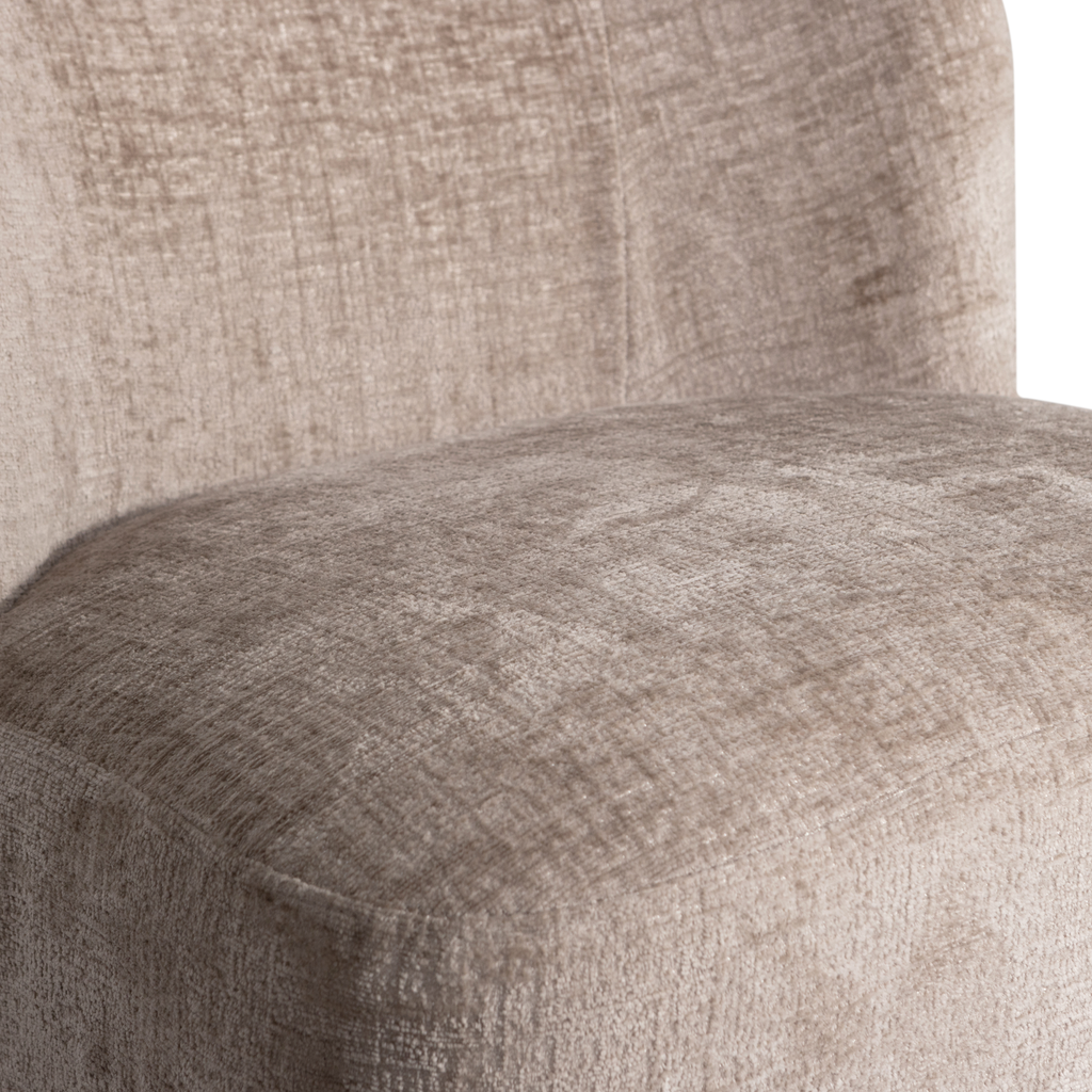 ATTY SWIVEL ARMCHAIR VELVET SAND