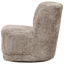 Cargar imagen en el visor de la galería, ATTY SWIVEL ARMCHAIR VELVET SAND