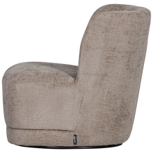 Cargar imagen en el visor de la galería, ATTY SWIVEL ARMCHAIR VELVET SAND