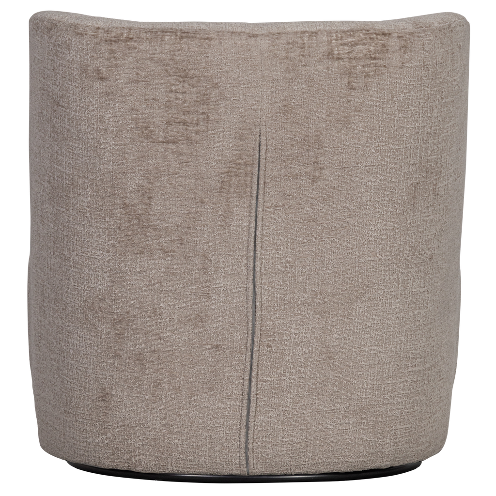 ATTY SWIVEL ARMCHAIR VELVET SAND