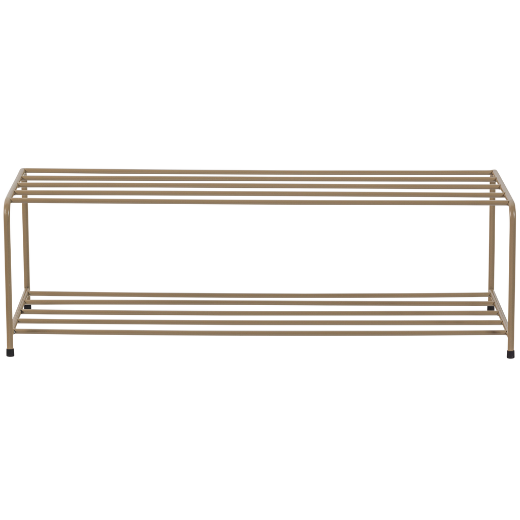 JOSSE SHOE RACK METAL MILITARY BROWN